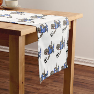 Caminho De Mesa Pequeno Dragão Komodo engraçado bonito jogando cartoon de