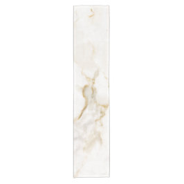 Caminho De Mesa Pequeno Efeito de Mármore Dourado Moderno