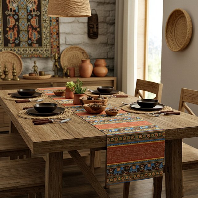 Caminho De Mesa Pequeno Elefantes brilhantes (Criador carregado)