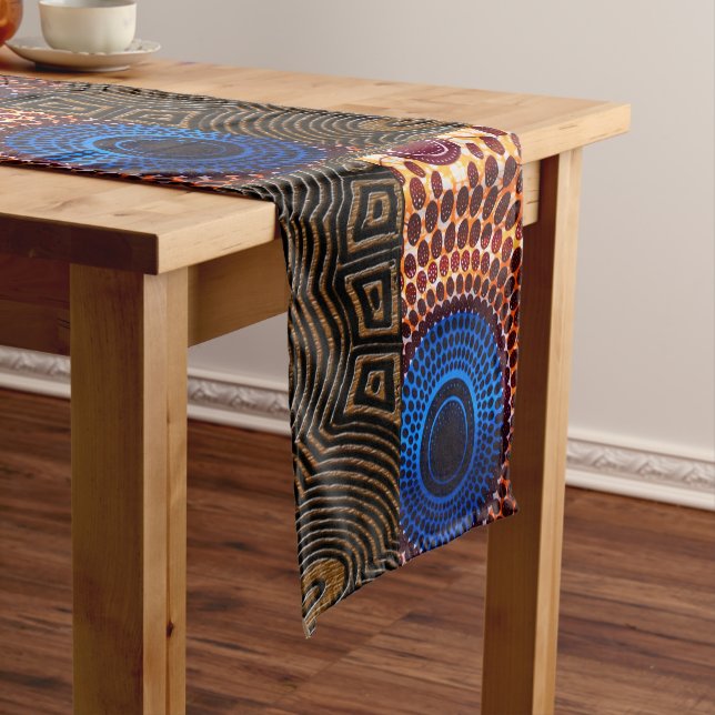 Caminho De Mesa Pequeno "Elegância inspirada no Kente": (No Local)