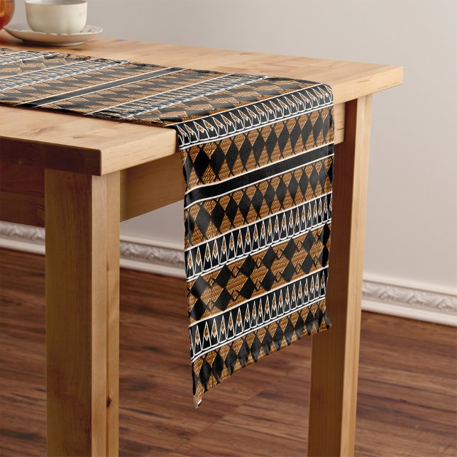 Caminho De Mesa Pequeno Elegância Terrestre: Motif Tribal Africano (Criador carregado)