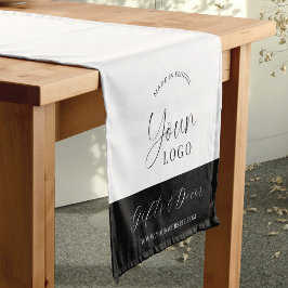 Caminho De Mesa Pequeno Elegant Modern Company Logo Branded Craft Shop