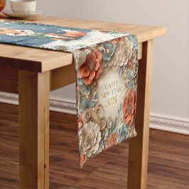 Caminho De Mesa Pequeno elegante corredor de mesa de ano novo feliz