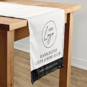 Caminho De Mesa Pequeno Empresa de Logotipo Comercial Mínimo Exposição Com