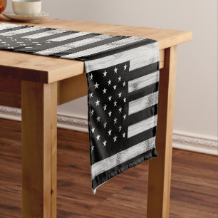 Caminho De Mesa Pequeno Estados Unidos bandeira Madeira Rústica Madeira Ne