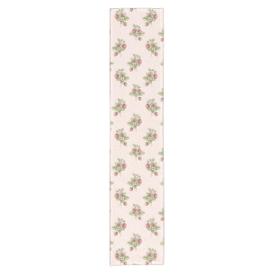 Caminho De Mesa Pequeno Estética Vintage Cottagecore Frutas e Flores