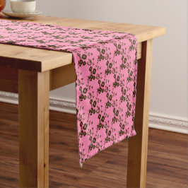 Caminho De Mesa Pequeno Estilo FS 1 PINK-BROWN-MESA RUNNER 14x72in