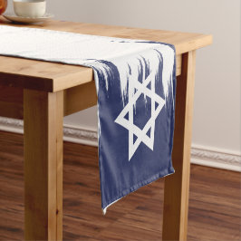 Caminho De Mesa Pequeno Estrela Bandeira De Israel De David Rosh Hashanah