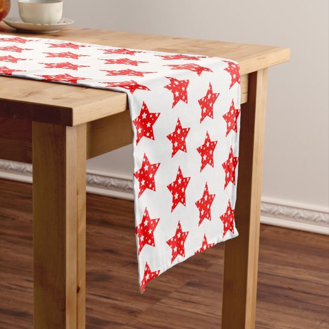 Caminho De Mesa Pequeno Estrelas de Mesa de Férias (No Local)