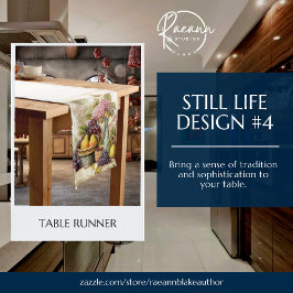 Caminho De Mesa Pequeno Executante de Mesa de Design de Vida Estática