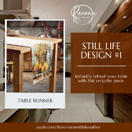 Caminho De Mesa Pequeno Executante de Mesa de Design de Vida Estática