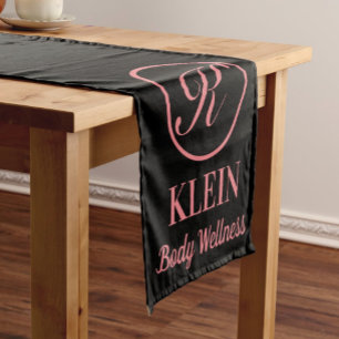 Caminho De Mesa Pequeno Executante de Mesa personalizado com seu logotipo