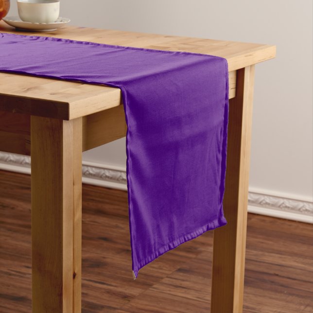 Caminho De Mesa Pequeno Executante de Mesa Roxo Elegante (No Local)