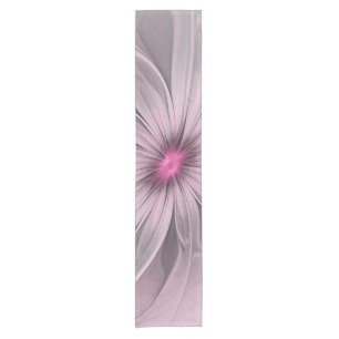 Caminho De Mesa Pequeno Fantasy Abstrato Plum Floral Arte Fractal