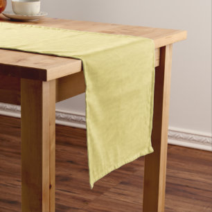 Caminho De Mesa Pequeno Faux Gold ivory elegante simples
