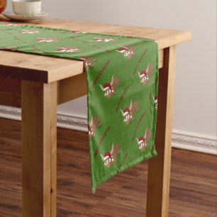 Caminho De Mesa Pequeno Feliz Natal Papais noeis Yak