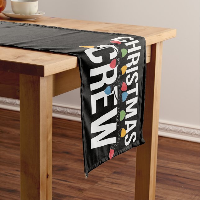 Caminho De Mesa Pequeno Feriado Natal da Família de Tripulantes (No Local)