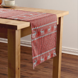 Caminho De Mesa Pequeno Férias Vermelhas