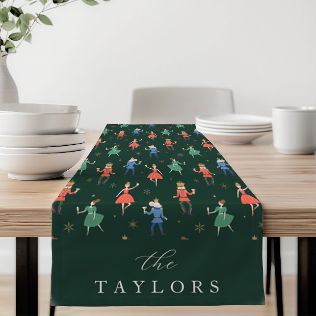 Caminho De Mesa Pequeno Festa de Natal Personalizada do Quebra-Nozes com C (Criador carregado)