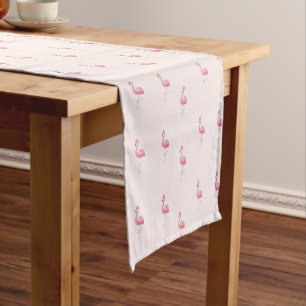 Caminho De Mesa Pequeno Flamingo cor-de-rosa