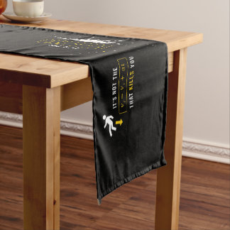 Caminho De Mesa Pequeno Flecha ousada da piada de física de alto contraste