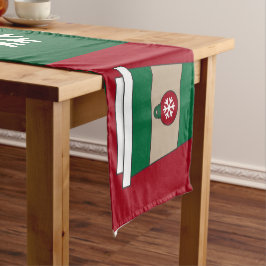 Caminho De Mesa Pequeno Flocos de neve de Natal