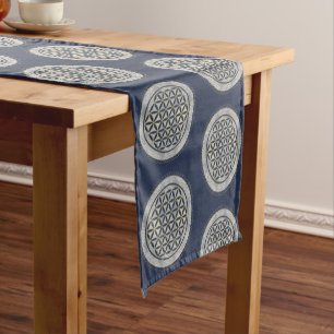 Caminho De Mesa Pequeno FLOR DA VIDA - Símbolo Geometrie Sagrado Art 1