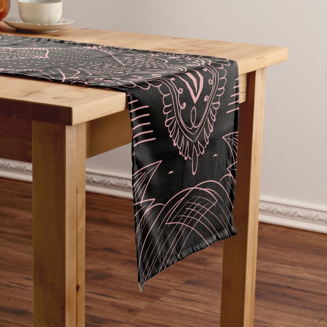 Caminho De Mesa Pequeno Flor Mandala 2 (No Local)