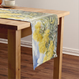 Caminho De Mesa Pequeno Flor Nacional Austrália Ouro Wattle |