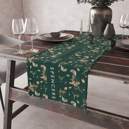 Caminho De Mesa Pequeno Florais Botânicos de Citrus de Natal | Monograma
