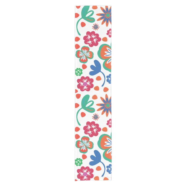 Caminho De Mesa Pequeno Floral (Frente)
