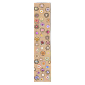 Caminho De Mesa Pequeno Floral Mandala Fusion: Elegant Table Runner