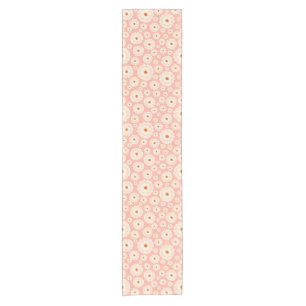 Caminho De Mesa Pequeno Flores Rosa Pequenas em Pó