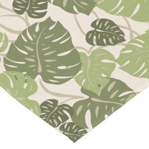 Caminho De Mesa Pequeno Folha havaiana de Monstera do gancho do penhasco