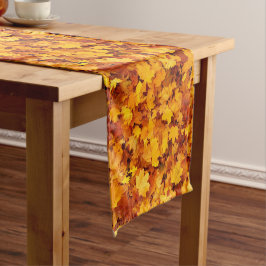 Caminho De Mesa Pequeno Folhas de outono