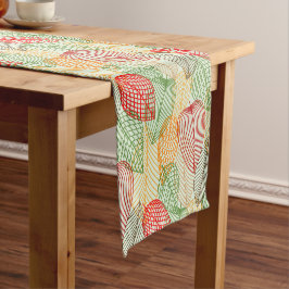 Caminho De Mesa Pequeno Folhas Modernas