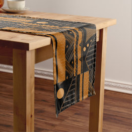 Caminho De Mesa Pequeno Geometria Global Contemporânea – Padrão Moderno