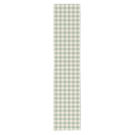 Caminho De Mesa Pequeno Gingham Quase Acordado - Xadrez às margens do rio.