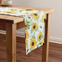 Girassóis e abelhas