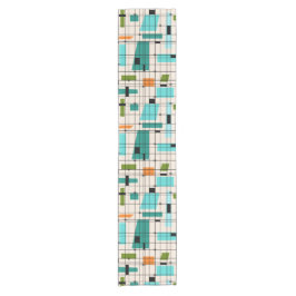 Caminho De Mesa Pequeno Grade retro & corredor da mesa de Starbursts