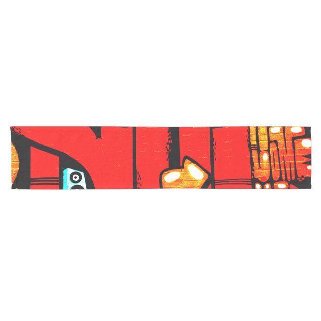 Caminho De Mesa Pequeno Grafite 19 trcna (Horizontal)