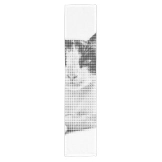Caminho De Mesa Pequeno Halftone Kitty Portrait