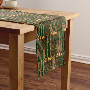 Caminho De Mesa Pequeno Impressão de Cloth Afro-Kuba