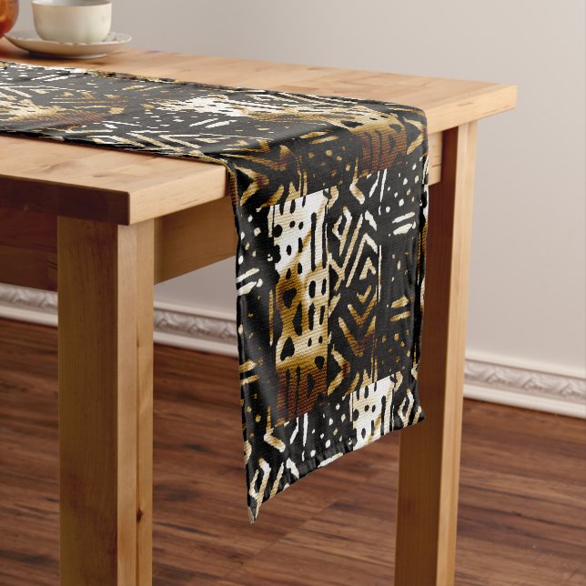 Caminho De Mesa Pequeno Impressão de Lama Africana (No Local)