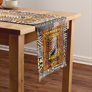 Caminho De Mesa Pequeno Impressão de Motif Africano