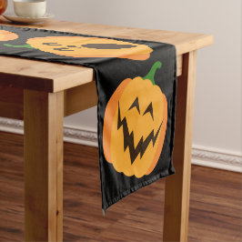 Caminho De Mesa Pequeno Jack o' lanterna Halloween Mesa Runner