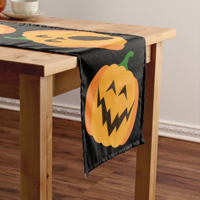 Caminho De Mesa Pequeno Jack o' lanterna Halloween Mesa Runner (No Local)