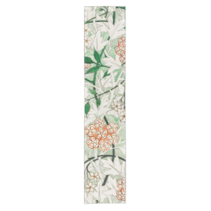 Caminho De Mesa Pequeno Jardim de Jasmim William Morris Flor Clássica