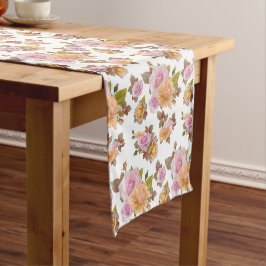Caminho De Mesa Pequeno Jardim de Rosas Amarelas