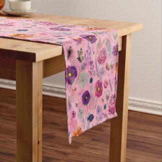 Caminho De Mesa Pequeno Jardim Florido Caprichoso